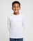 Gildan Heavy Cotton Youth Long Sleeve T-Shirt – Kids Basic Crewneck Tee for Everyday Comfort
